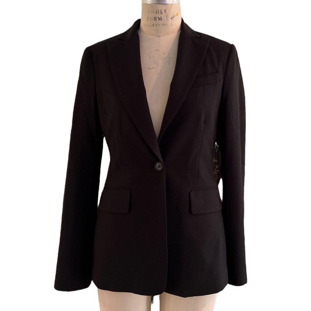 Bcbgmaxazria Structured Tailored Jacket Black - image 3